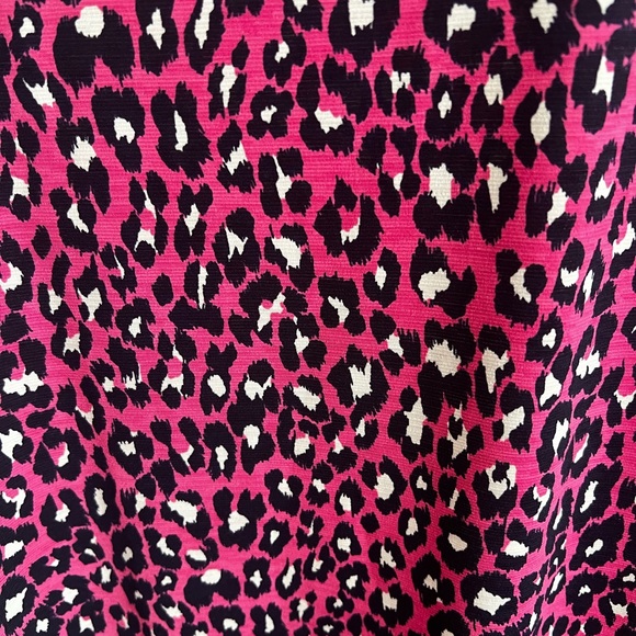 Dear Scarlett Pink Navy Leopard Print Tank Top - Picture 2 of 5